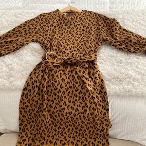 Walter Baker leopard sweater dress